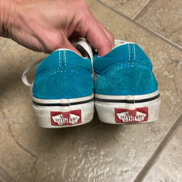 Teal suede Vans Sneakers 13 - Picture 2 of 5